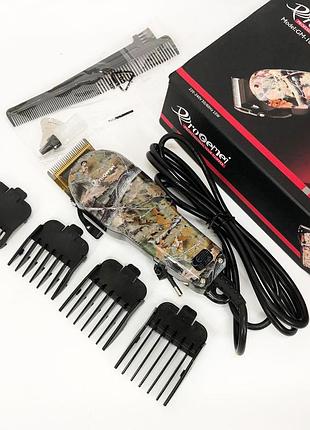 Сетевая машинка для стрижки головы gemei gm-1018, универсальные машинки для стрижки волос yg-84