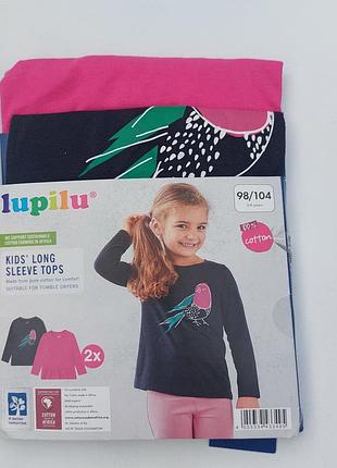 Лонгслив для дівчат lupilu