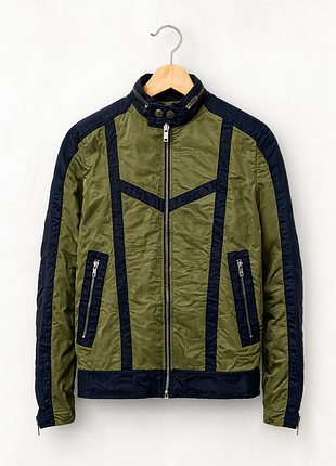 Винтажная куртка energie mapp 1 jacket (размер m) y2k / archive / мото
