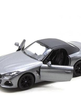 Машинка інерційна "bmw z4" kt5419w(silver) масштаб 1:36 сріблястий