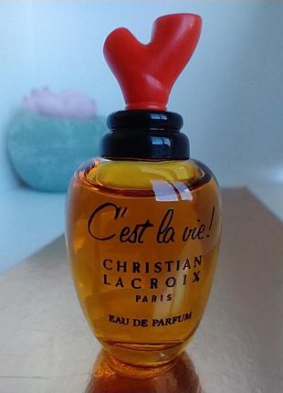 Christian lacroix c'est la vie 4 мл. мініатюра вінтаж