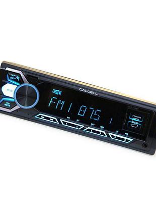 Магнитола calcell car-555 bt fm, usb, microsd, aux, mp3, wma, bluetooth, мультиколор