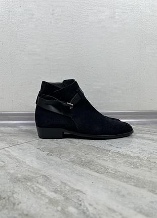 Sandro  paris black suede boots  jodhpur size 43 туфлі черевики ботінки взуття