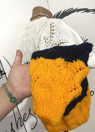 Світер ажурний ручна робота hand made 4