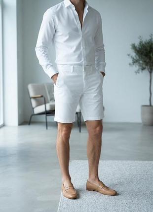 Чоловічі шорти lacoste оригінал / chinos slim fit / розмір m (fr 42 / us 33)