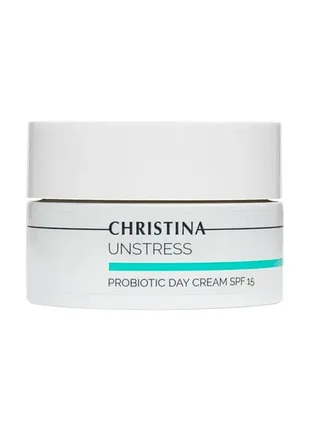 Денний крем з пробіотичною дією spf 15 christina unstress probiotic day cream 50 мл