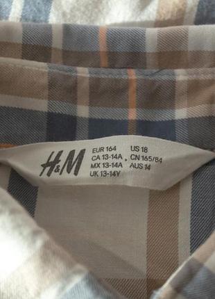Рубашка подростковая h&amp;m 7