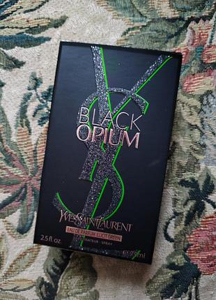 Парфумована вода yves saint laurent black opium illicit green 75 мл для жінок