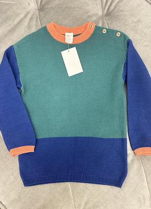 Кофта для хлопчика h&m різнокольорова бавовняна розмір 98 (на 104)
