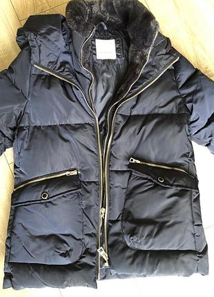 Пуховик zara , натуральный пух 3