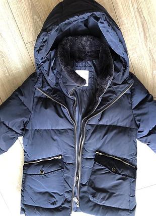 Пуховик zara , натуральный пух 4