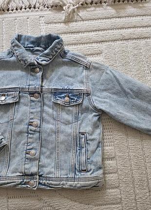 Піджак для дівчинки zara джинсовий блакитний