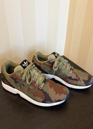 Кросівки чоловічі adidas zx flux камуфляжні