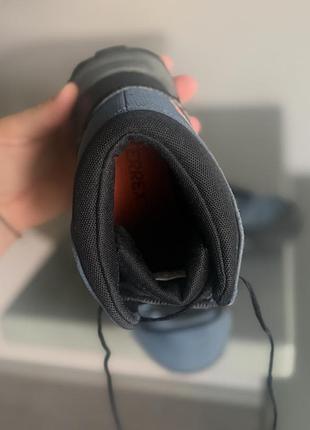 Черевики для підлітків adidas terrex hyperhiker сині, розмір 35.5, довжина устілки 22.2 см 5