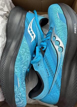 Кросівки жіночі saucony ride 16 блакитні, чорні 40 / 25.5 см