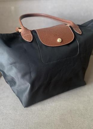 Сумка жіноча longchamp le pliage original l чорна