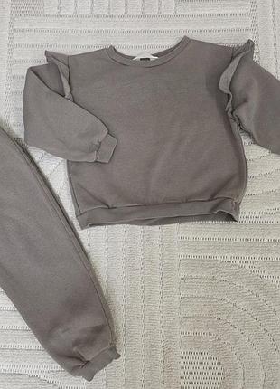Спортивний костюм для дівчинки h&m сірий