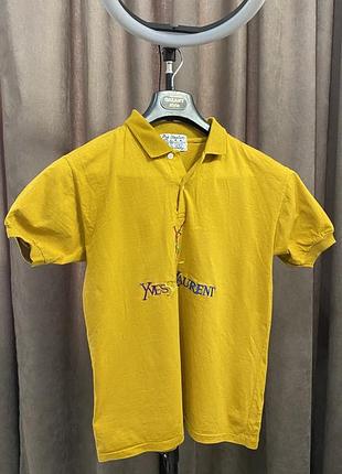 Поло чоловіче yves saint laurent, жовте