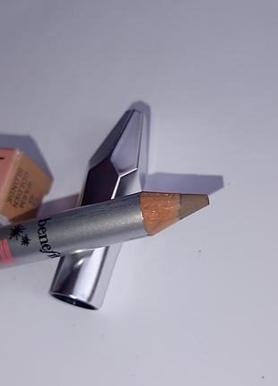 Олівець для брів benefit gimme brow+ volumizing pencil warm golden blonde