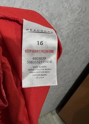 Натуральна червона спідниця 8