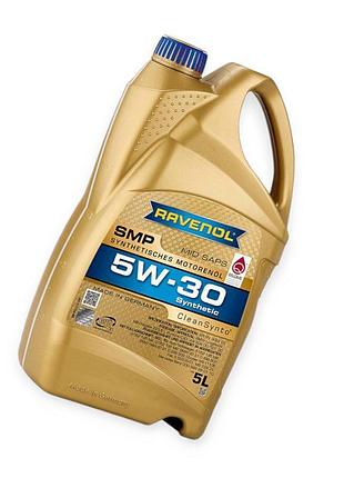 Олива моторна ravenol 5w-30 "smp "synthetic" sn, с3 5л mid saps