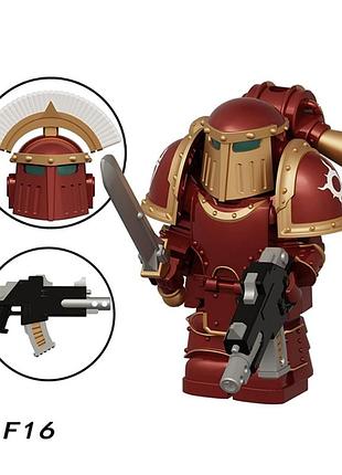 Фигурка warhammer космодесант в силовой броне mk3 легион сыновья хоруса f16