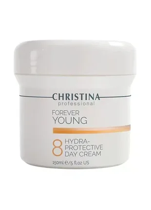 Денний гідрозахисний крем spf 25 (крок 8) christina forever young hydra protective day cream spf 25, 150 мл