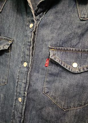 Levis джинсовые платье рубашка 4