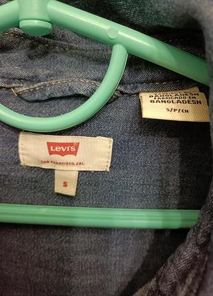 Levis джинсовые платье рубашка 5