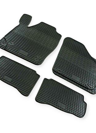 Коврики салона skoda fabia i, ii (2000-2014), volkswagen polo (2002-2009) борт 1 см, евроклетка polytep