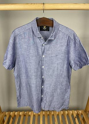 Лляна сорочка рубашка lyle scott 2