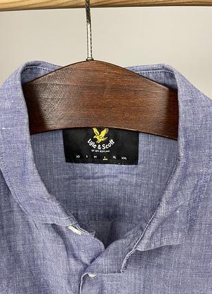 Лляна сорочка рубашка lyle scott 4