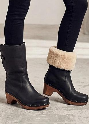 Сапоги клоги ugg linnea us9 стелька 26,5см 41р.