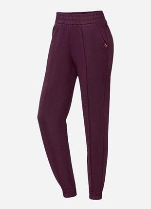 Брюки спортивные женские crivit xs, s бордовые