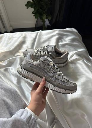 Кроссовки nike p-6000 grey white gore-tex / Найк п-6000 серые белые водонепроницаемые 38 39 40 41 42 43