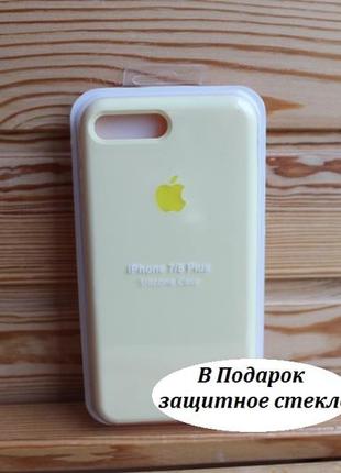 Чохол iphone 7+, 8+ plus silicone case айфон3 фото