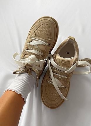 Ugg lo lowmel “beige” (без хутра) 2