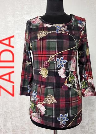 Стильный брендовый лонгслив «zaída» (think positive!)