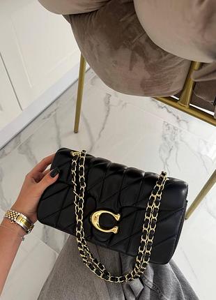 Сумка coach tabby shoulder bag 🤎