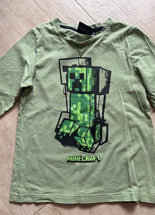Реглани для дітей minecraft, зелений, сірий 2