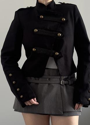 Чорна куртка zara 2