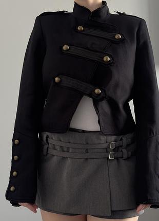 Чорна куртка zara 3