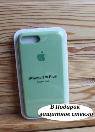 Чохол iphone 7+, 8+ plus silicone case айфон3 фото