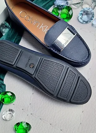 Calvin klein оригінал сині лофери мокасини 2