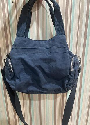 Сумка жіноча kipling felix large handbag синя 5