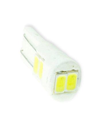 Автолампа светодиодная бц 12-5 лазер. white 6 smd 5730 керамика cyclone