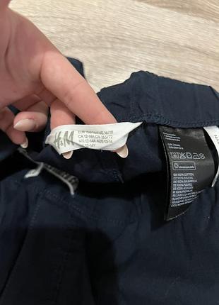 Темно сині шорти h&m 3