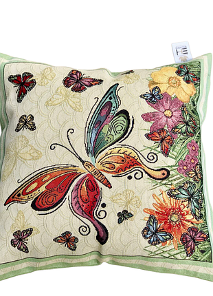 Наволочка гобеленова колекція "butterfly " 45*45 см