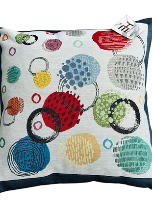 Наволочка гобеленова колекція "circles " 45*45 см