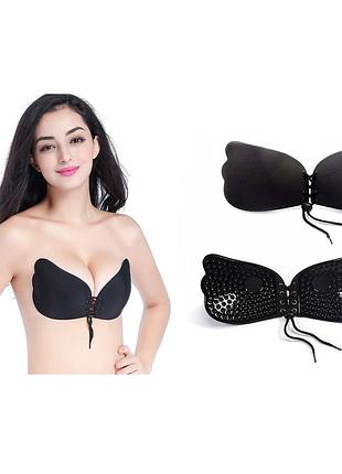 Бюстгальтер невидимка fly bra чорний а